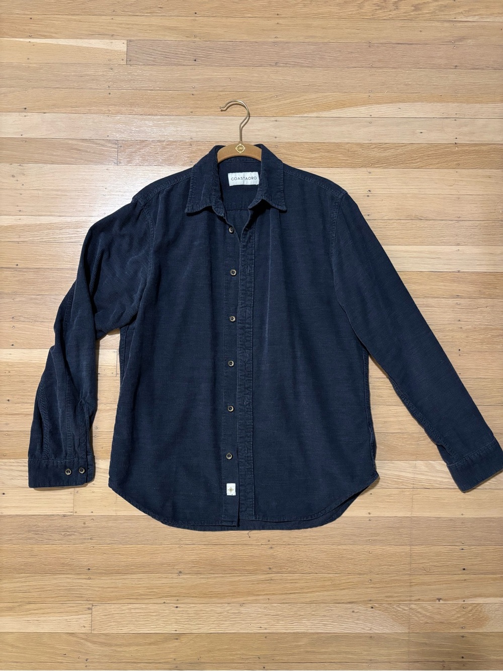 Coastaoro Navy Blue Men’s Button-down